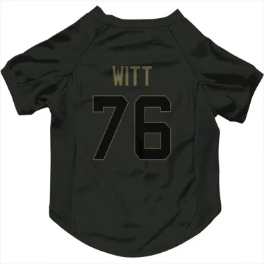 Black Indianapolis Colts Jake Witt   Service Dog & Cat Pet Jersey