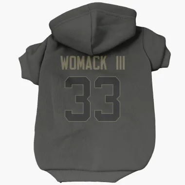 Black Indianapolis Colts Samuel Womack III   Service Dog & Cat Pet Hoodie