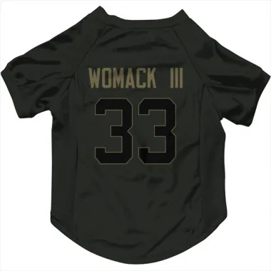 Black Indianapolis Colts Samuel Womack III   Service Dog & Cat Pet Jersey