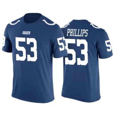 Blue Youth Jacob Phillips Indianapolis Colts Color Rush T-Shirt