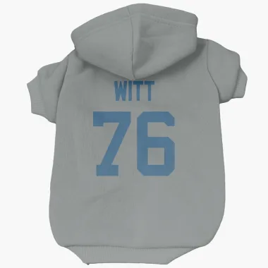Gray Indianapolis Colts Jake Witt   Dog & Cat Pet Hoodie
