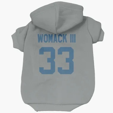Gray Indianapolis Colts Samuel Womack III   Dog & Cat Pet Hoodie
